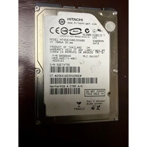 💻 Hitachi HTS541680J9SA00 80GB 5400RPM 2.5" SATA Laptop Tested And Good To Go